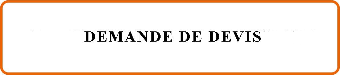 Demande de devis